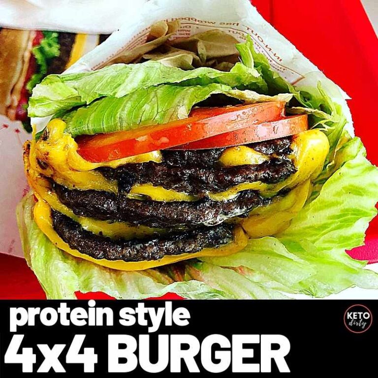 In N Out Keto Menu - Order The Best #1 Low Carb Burgers