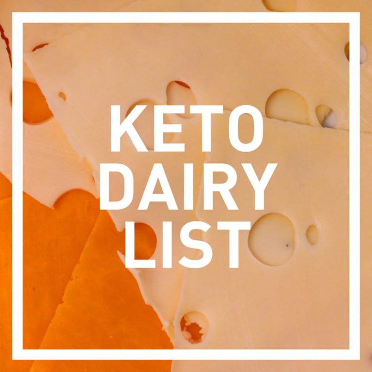 Free Keto Grocery List PDF - 50+ Awesome Low Carb Food Ideas