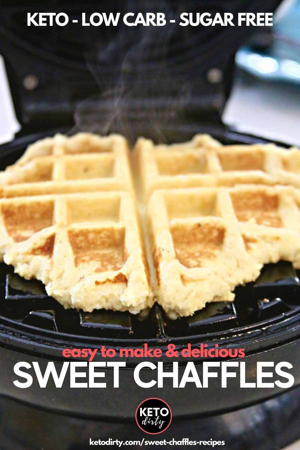 Sweet Chaffles Recipe - Perfect Keto Dessert Or Breakfast