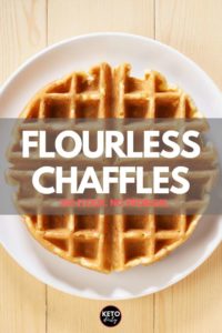 Flourless Chaffle - No Flour Low Carb Waffle - Keto Dirty