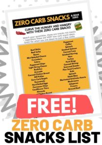 Zero Carb Snacks - 35+ Guilt-Free NO Carb Snacks That You Will LOVE!