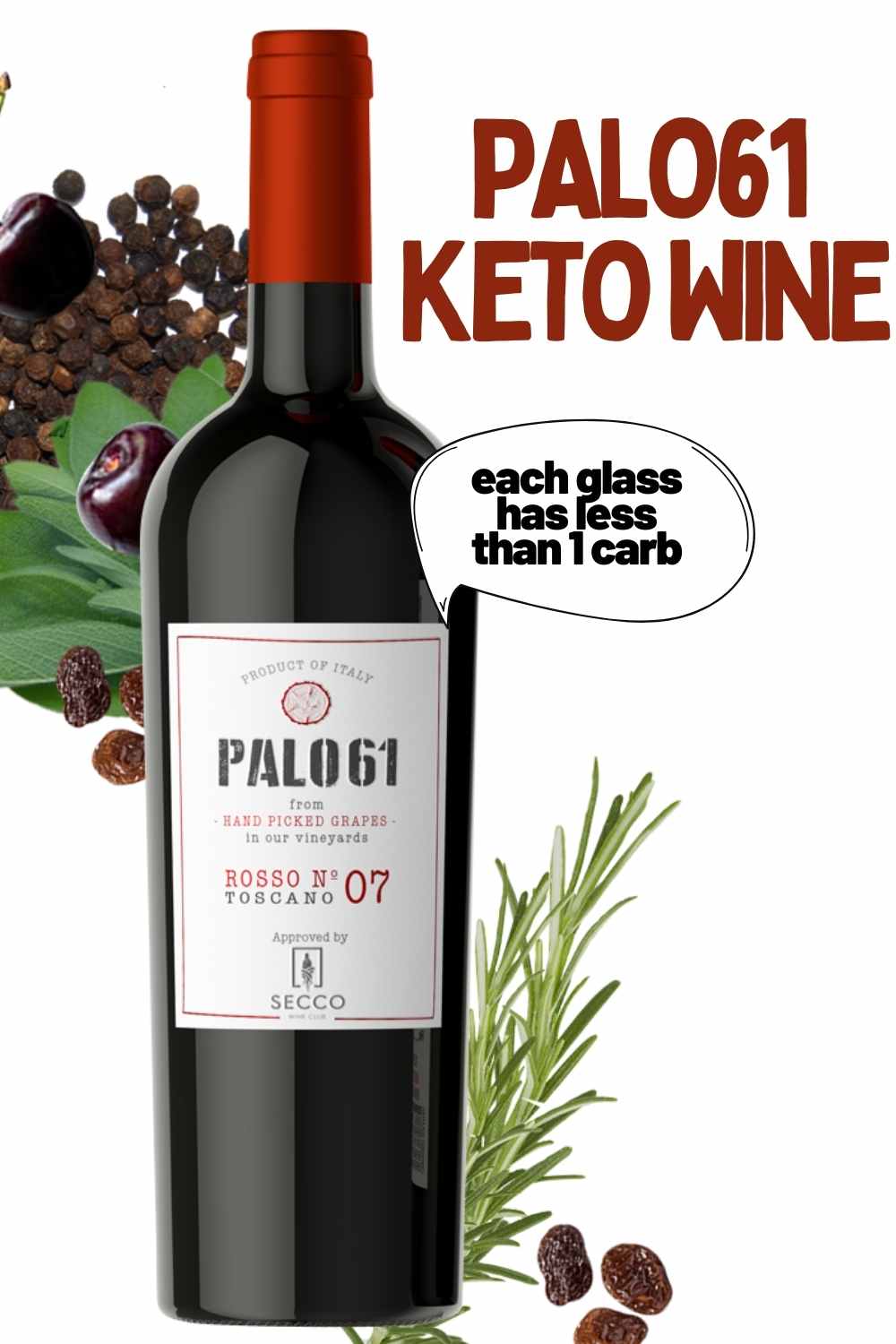 Palo61 Keto Wine Enjoy A Glass For Under 1 Carb!