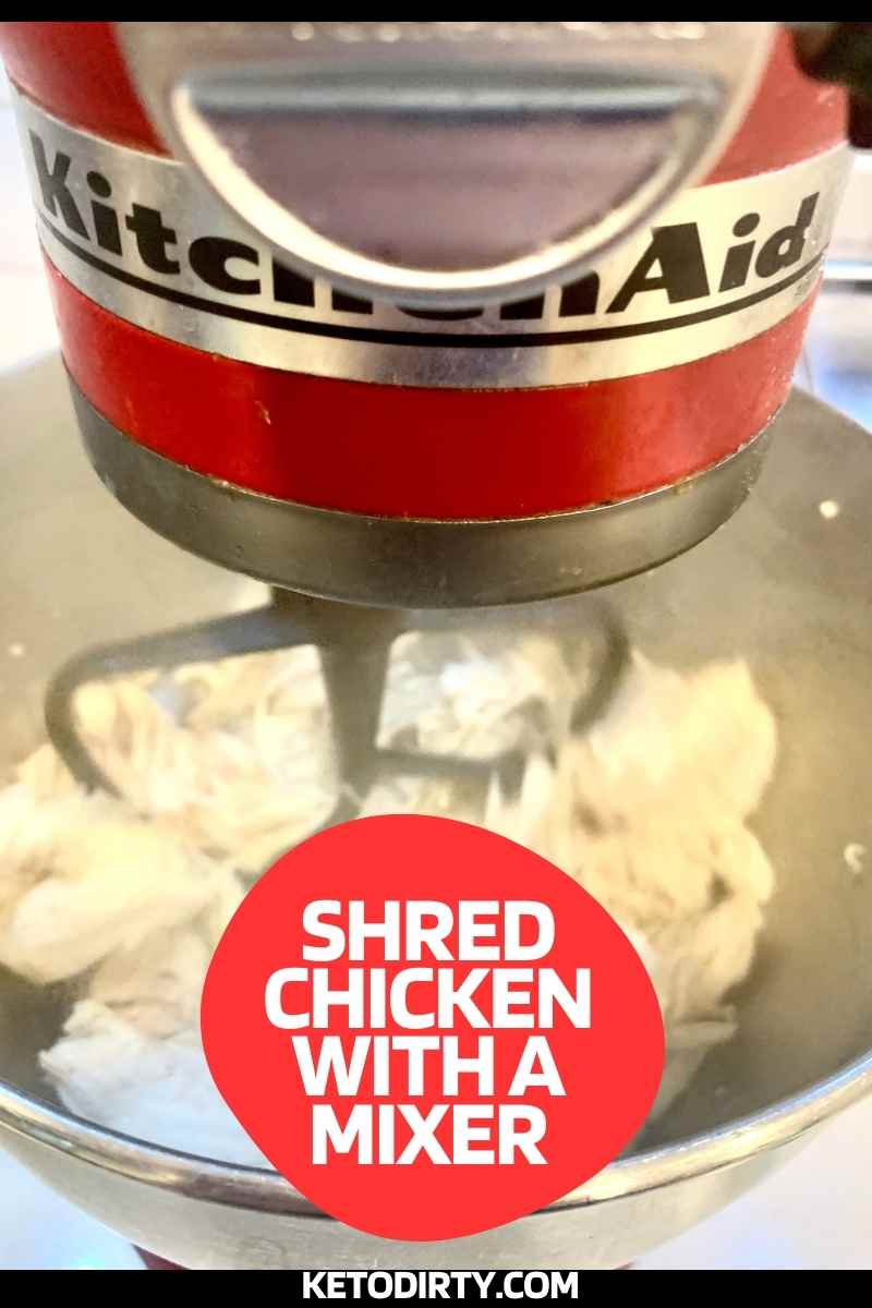 Chicken Shredder Tool 1 Easy Way To Shred Chicken   Shred Chicken With A Mixer Kitchenaid Chicken Shredder 