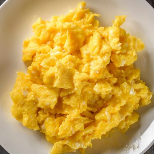 Ricotta Scrambled Eggs - Delicious 3 Net Carb Keto Breakfast