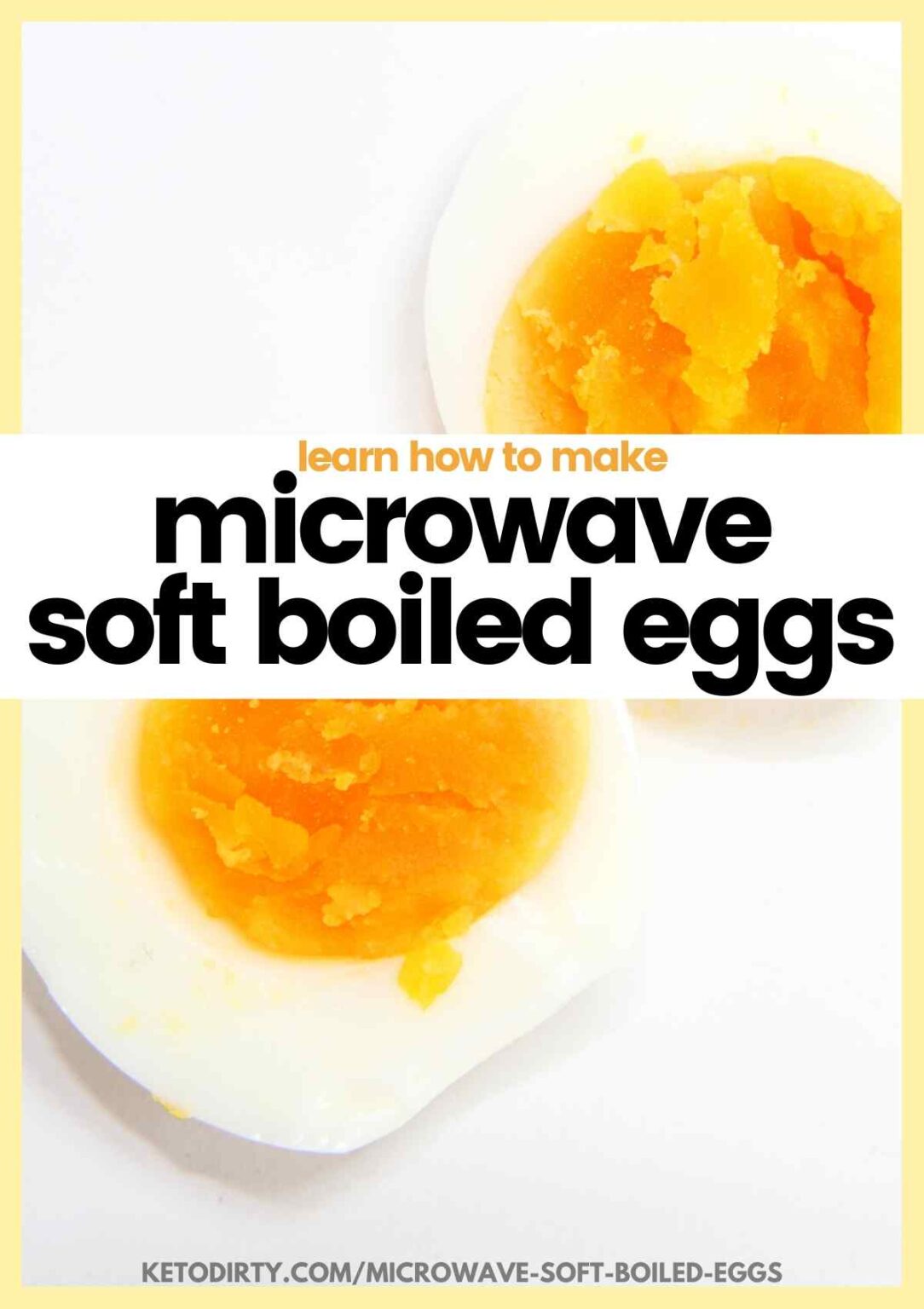 How To Microwave Soft Boiled Eggs In 6 Minutes Super Easy