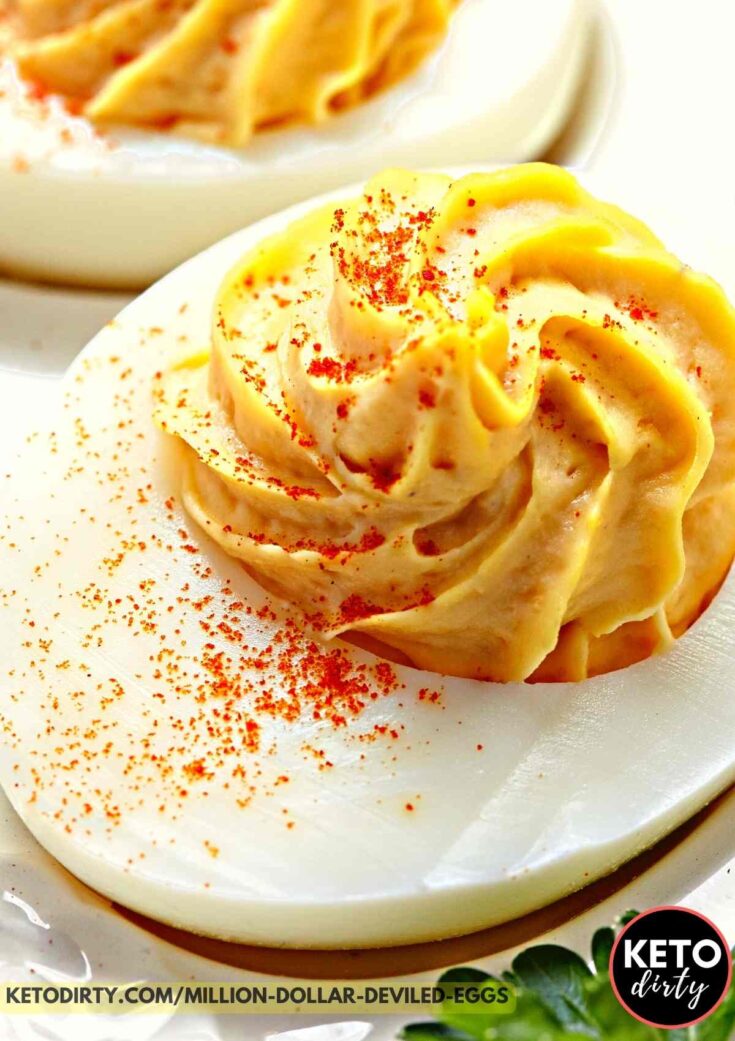 Million Dollar Deviled Eggs - Best Under 1 Net Carb Recipe