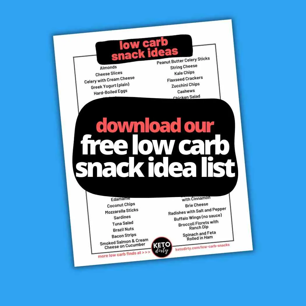 50 Easy Low Carb Snacks To Grab On The Go